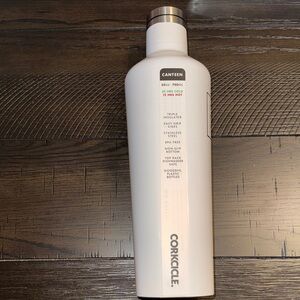 Corkcicle White Insulated Bottle